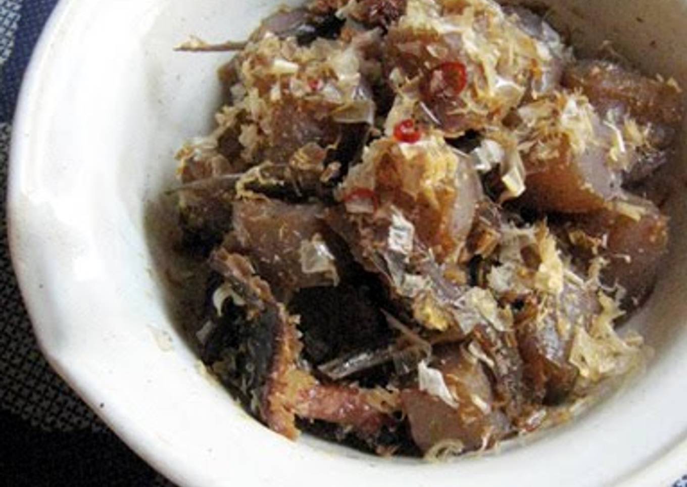 Crushed, Stir-Fried and Simmered Konnyaku