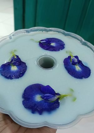 Foto resep Agar-Agar Susu Bunga Telang