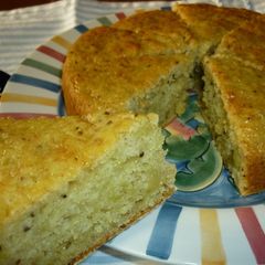 A picture of Oil-free Banana Kiwi Cake.