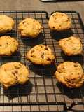 Cookies de plátano y chocolate