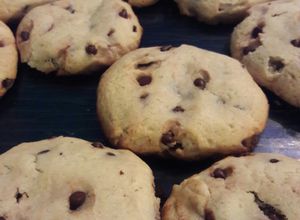 Una foto de Galletas cookies de nutella