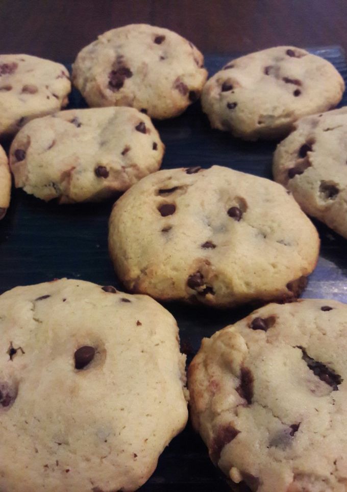 Una foto de Galletas cookies de nutella