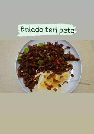 Foto resep Balado Teri Kacang Pete