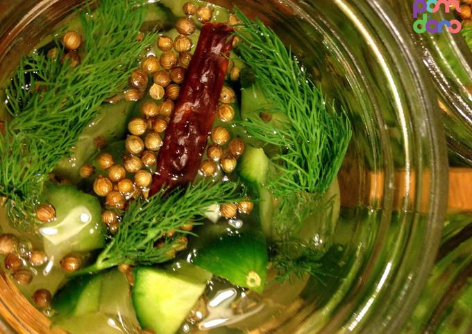 Easiest Way to Prepare Mario Batali Quick Pickle (Cucumber)