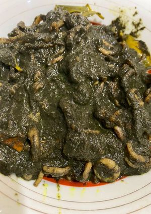 Foto resep Cumi item madura