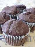 Oil- and Egg-free Tofu Cocoa Muffins