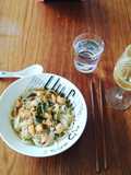 Sopa Udon de Salmón