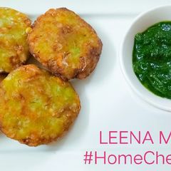 A picture of Hariyala Sabudana Vada.