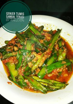 Foto resep Genjer tumis sambal terasi