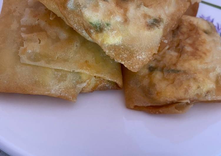 Langkah Mudah untuk Menyiapkan Martabak tahu telur mini ❤️, Enak