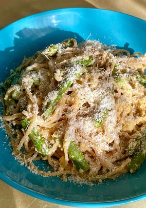Foto resep ✨Carbonara Spaghetti with Asparagus