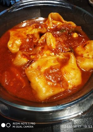 A picture of Devil Momos.
