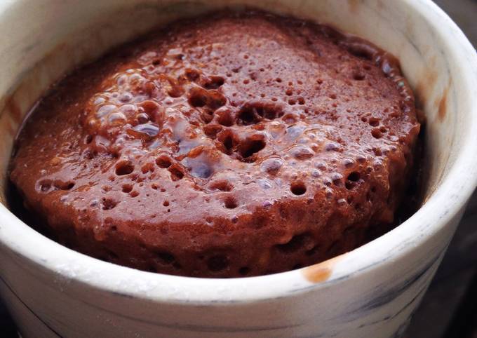 Steps to Make Speedy Chocolate Nutella Mug cake Deliciousness