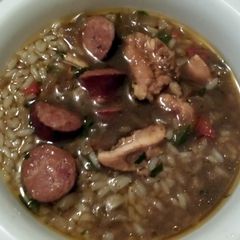 A picture of Super Easy Chicken and Sausage Gumbo.