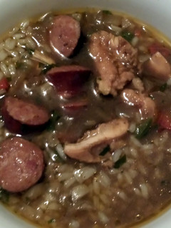 A picture of Super Easy Chicken and Sausage Gumbo.