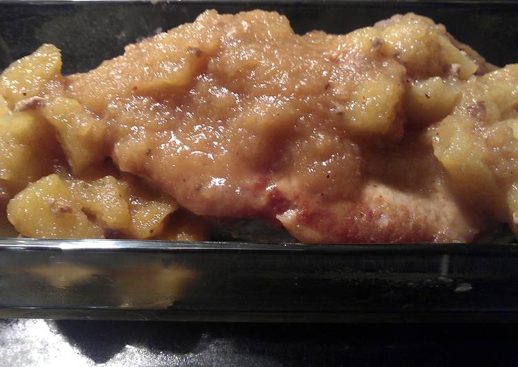 Recipe of Perfect Pork Chops N Applesauce