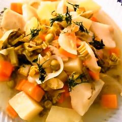 A picture of Orange Celeriac - Turkish Homemade Cooking.