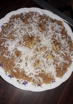 صورة لوصفة حلاوة الشعيرية