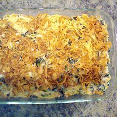 A picture of Spinach Spaghetti Casserole.