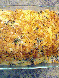 A picture of Spinach Spaghetti Casserole.