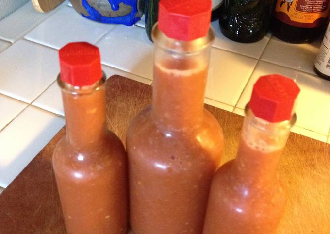 Steps to Prepare Speedy Hot Sauce For All Meats And Veggies!