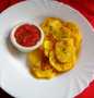 Easy Way Prepare Recipe Potatoes bhajia with tomato-mango salsa dip that is Delicious, Tasty}