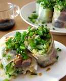 Spicy Skipjack Tuna Spring Rolls