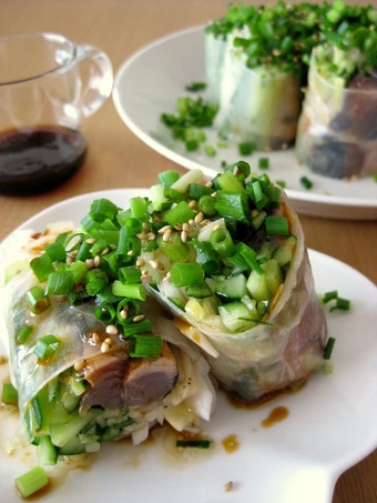 Easy Ways Make|Recipe} Spicy Skipjack Tuna Spring Rolls Anti-Fail