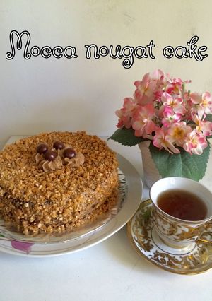 Foto resep Choco mocca nougat cake
