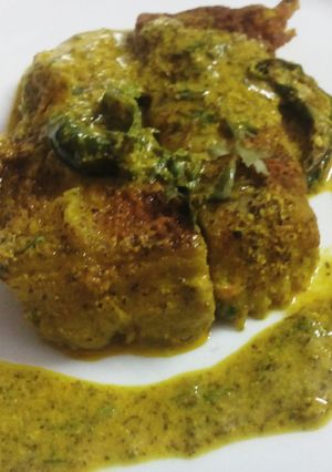 A picture of Fish (river) 5 min in microwave.