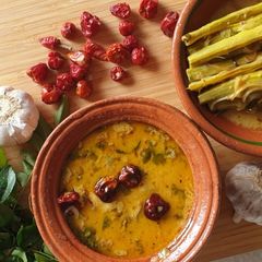 A picture of Drumstick Curry.
