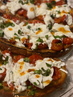 Foto de Bruschetta de Burrata e Tomate