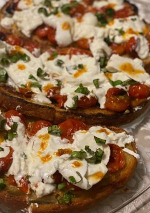 Foto de Bruschetta de Burrata e Tomate