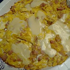 A picture of Ham egg and cheese.