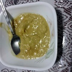 A picture of Durian porridge.