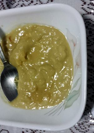 A picture of Durian porridge.