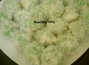 Foto resep Kelepon Klepon ROSE BRAND Lembut kokoh Tidak mudah bocor / kue kuwih kelepon