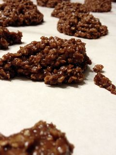 A picture of No Bake Cookies.