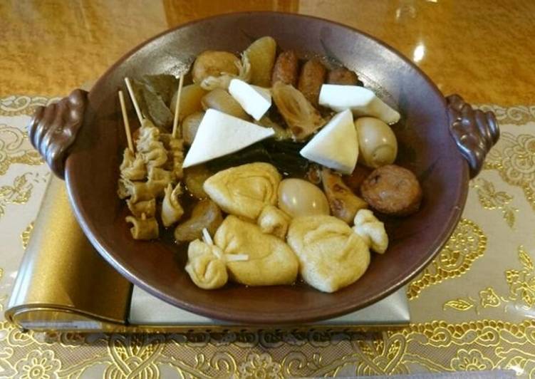 Steps to Prepare Homemade Our favorite Oden Sausage Pot