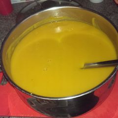 A picture of Pumpkin n Carrot Soup.