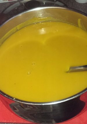 A picture of Pumpkin n Carrot Soup.