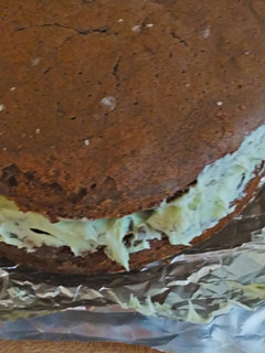 A picture of Leah's Buttermint Buttercream Frosting.