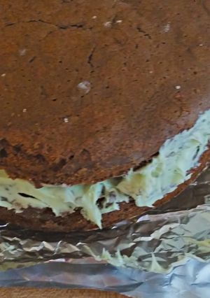 A picture of Leah's Buttermint Buttercream Frosting.