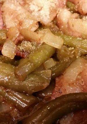A picture of Brown sugar Green Beans.