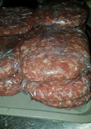 Una foto de Carne de hamburguesas