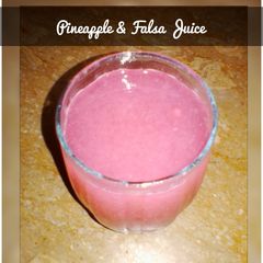 A picture of Pineapple & Falsa juice.