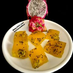 A picture of Dragon Fruit Pineapple Jelly.