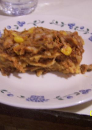 A picture of Enchilada Casserole.