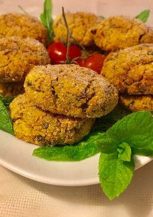 A picture of Vegan Chickpea Fritters.