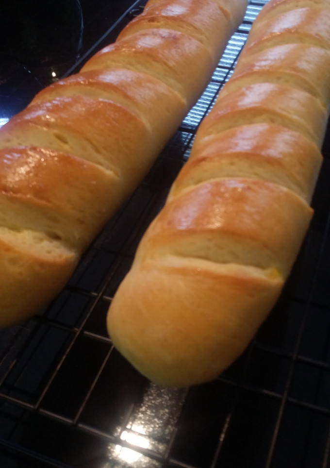 A picture of Bread Machine Baguettes.